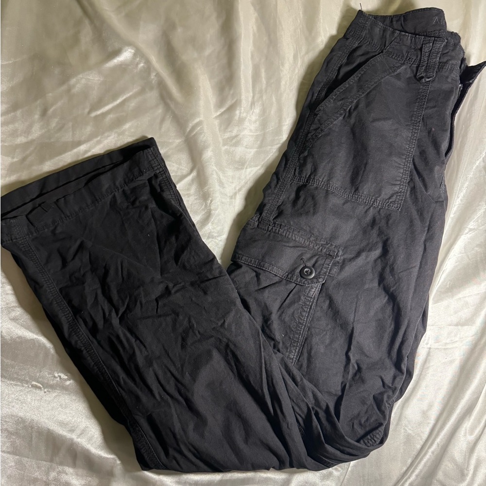 american eagle womens black cargo pants